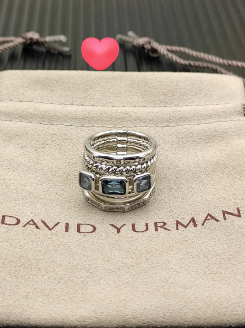 ✨David Yurman five-link ring